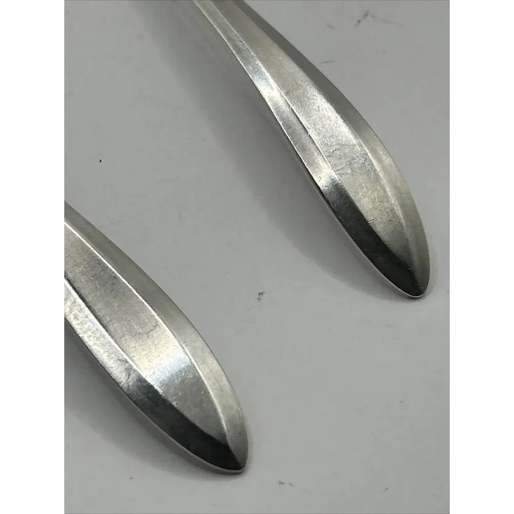 VTG 1930s ART DECO COMMUNITY PLATE BY OENIDA SILVERWARE SERVING SET UNIQUE